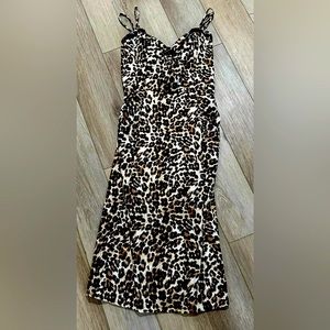 Gorgeous animal print dress tailored to size 8